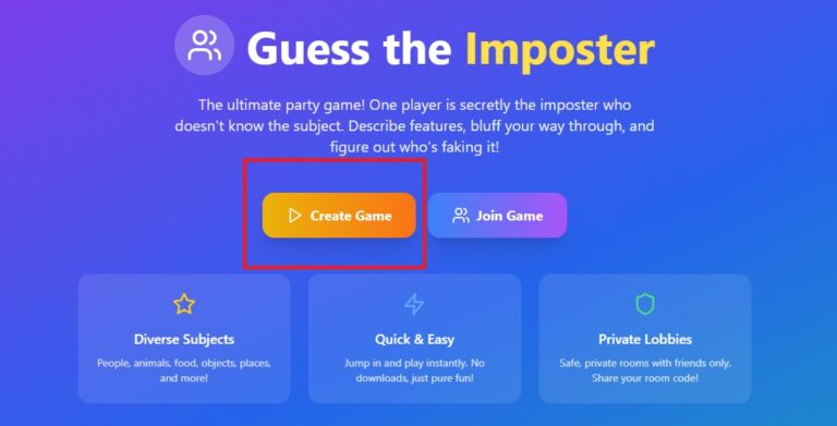 GuessTheImposter.com Review: The Viral TikTok Party Game You Can Play Anywhere