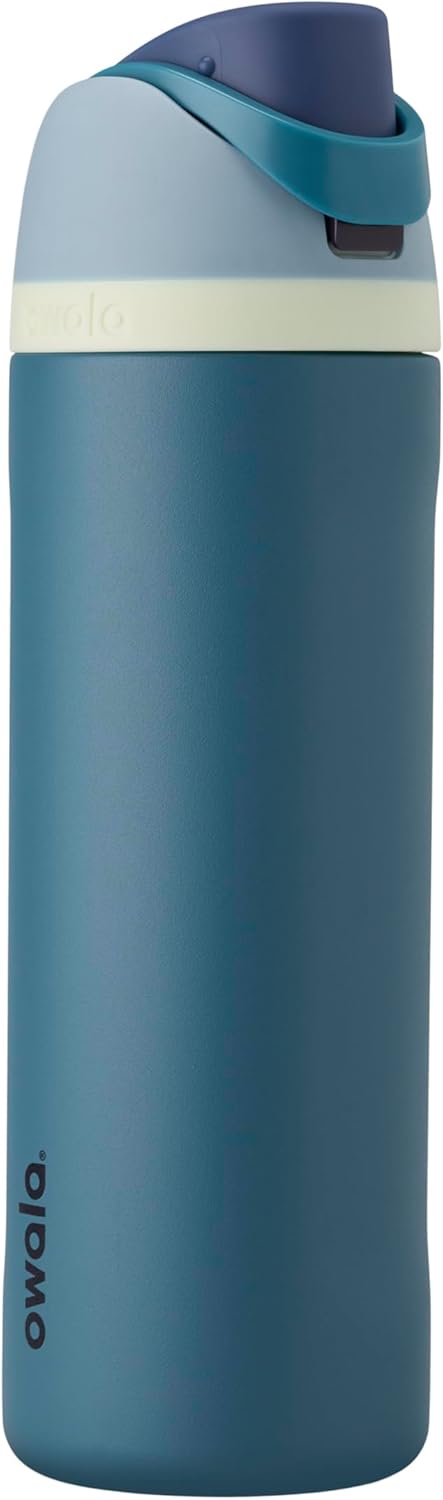Owala FreeSip Insulated Stainless Steel Water Bottle Review (24oz, Denim)